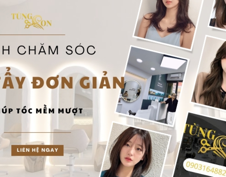 Cách chăm sóc tóc tẩy tại nhà đơn giản, an toàn giúp tóc mềm mượt